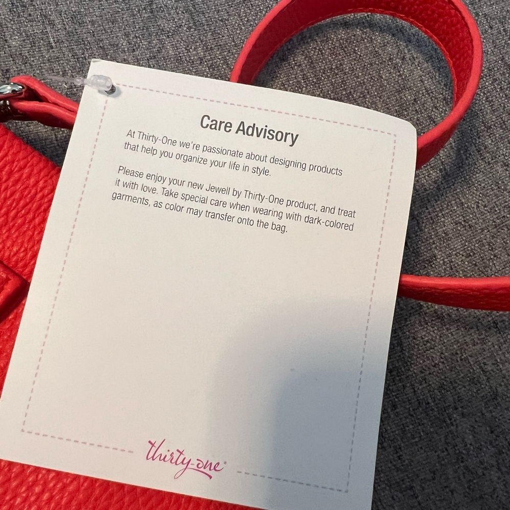 My Thirty-One Street Style‎ crossbody bag in Coral Kisses. New with tags - Picture 8 of 8